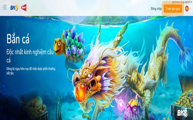 Bắn cá bk8 - Trải nghiệm giải trí đỉnh cao với phần thưởng hấp dẫn